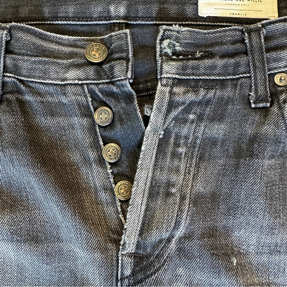 Imogene + Willie Charlie Jeans - Patched & Faded - Made in USA